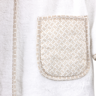 The Classic Robe - Taupe Geo