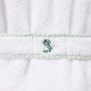 The Classic Robe - Aqua Geo