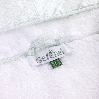 The Classic Robe - Aqua Geo