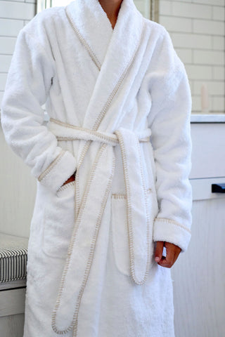 The Signature Robe - Linen Stitch